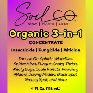 Organic 3-in-1 Insecticide-Fungicide-Miticide Concentrate