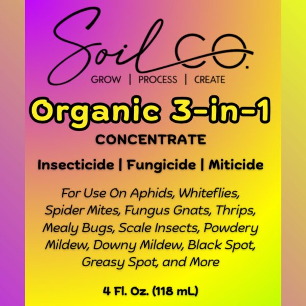 Organic 3-in-1 Insecticide-Fungicide-Miticide Concentrate