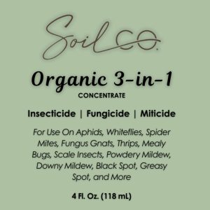 Organic 3-in-1 Insecticide-Fungicide-Miticide Concentrate