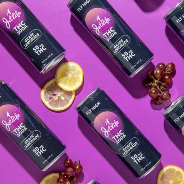 Crescent 9 - 50mg THC Infused Grape Lemonade Soda - Image 2