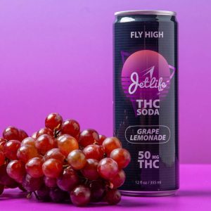Crescent 9 - 50mg THC Infused Grape Lemonade Soda