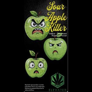 Sour Apple Killer 1g Pre Roll