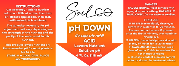 Soil Co. Nutrients - pH Down