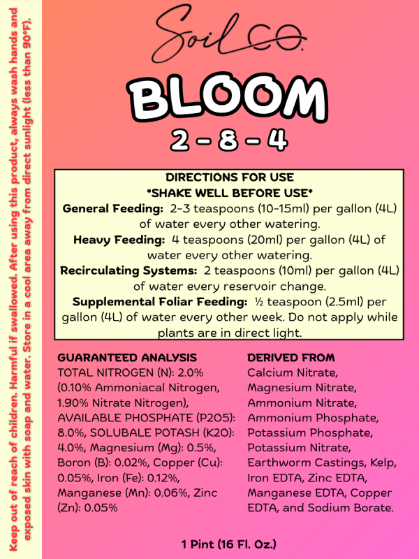 Soil Co. Nutrients - Bloom