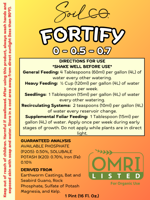 Soil Co. Nutrients - Fortify
